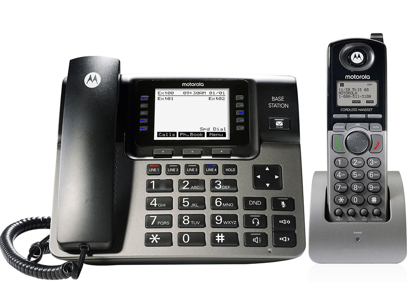 Motorola 4-Line Corded/Cordless Conference Telephone, Black  (ML1250)