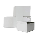 JAM Paper Open Lid Gift Boxes, 6" x 4.5" x 4.5", White (4813851)