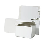 JAM Paper Gift Box with Open Lid, 9" x 4.5" x 4.5", White (4783848)
