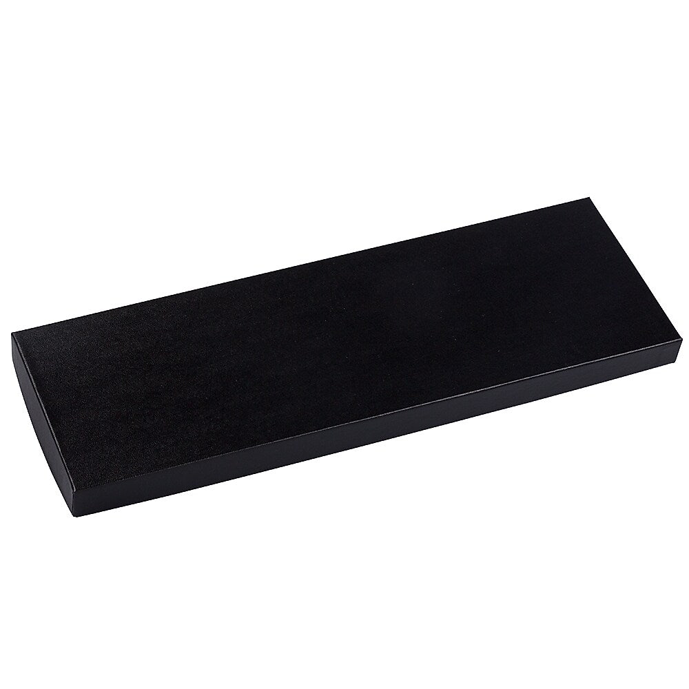 JAM PAPER Tie Box, 14 1/4 x 4 3/4 x 3/4, Black