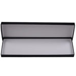JAM PAPER Tie Box, 14 1/4 x 4 3/4 x 3/4, Black