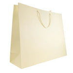 JAM Paper Gift Bags with Rope Handles, 20" x 16" x 6", Bronze Matte, 24/box (4431788B)