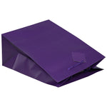 JAM Paper Gift Bags with Rope Handles, 8" x 10" x 4", Purple Matte, 3/Pack (672MAPUA)