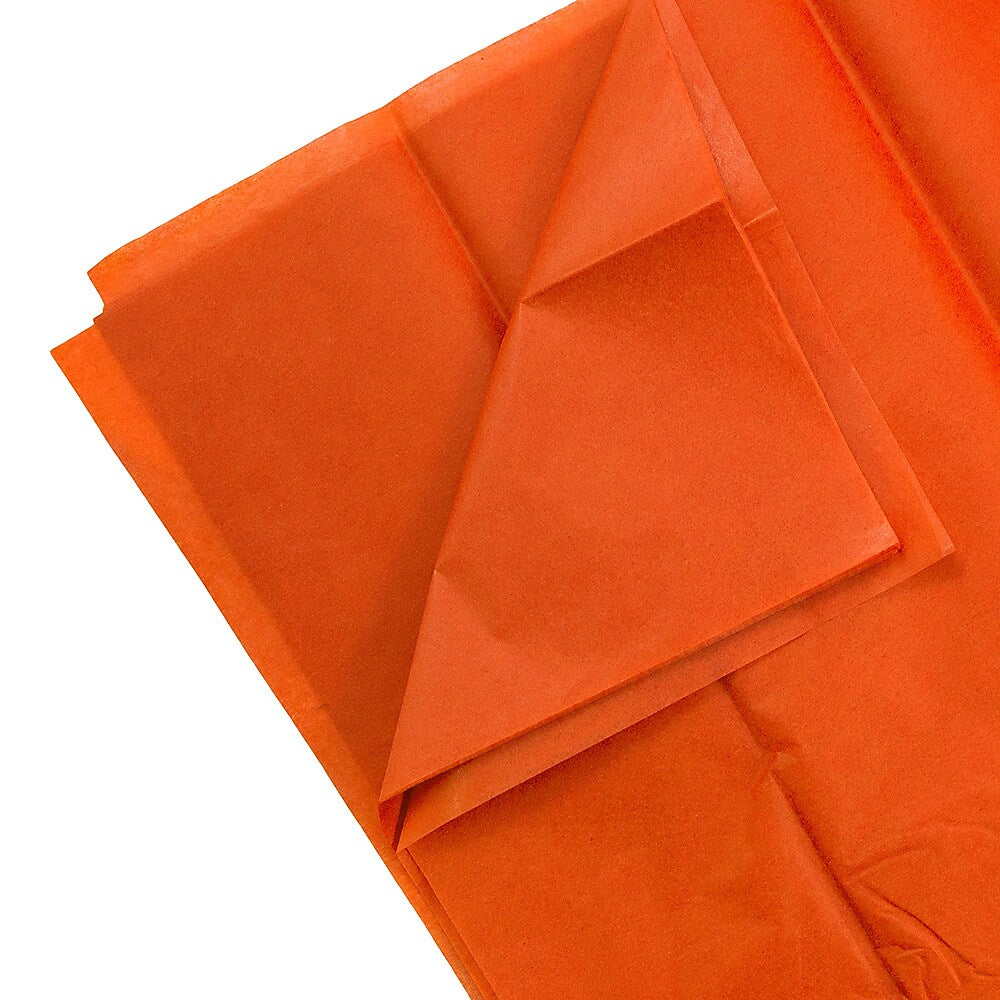 JAM Paper 20" x 26" Tissue Paper, Orange, 20 Sheets/Pack (1152361A)