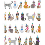 JAM Paper Design 20" x 30" Tissue Paper, Party Cats, 3 Packs of 4 Sheets (52625509998)