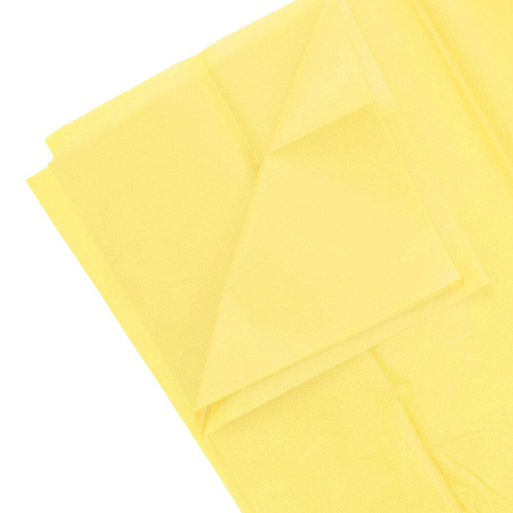 JAM Paper 20" x 26" Tissue Paper, Yellow, 20 Sheets/Pack (1152359A)
