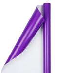 JAM Paper Wrapping Paper, 25 Sq. ft. x 30", Purple, 2/Pack (165S25PUG)