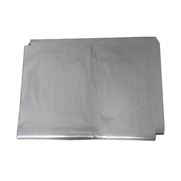 JAM Paper 20" x 26" Tissue Paper, Silver Flat, 100 Sheets/Ream (7335487)