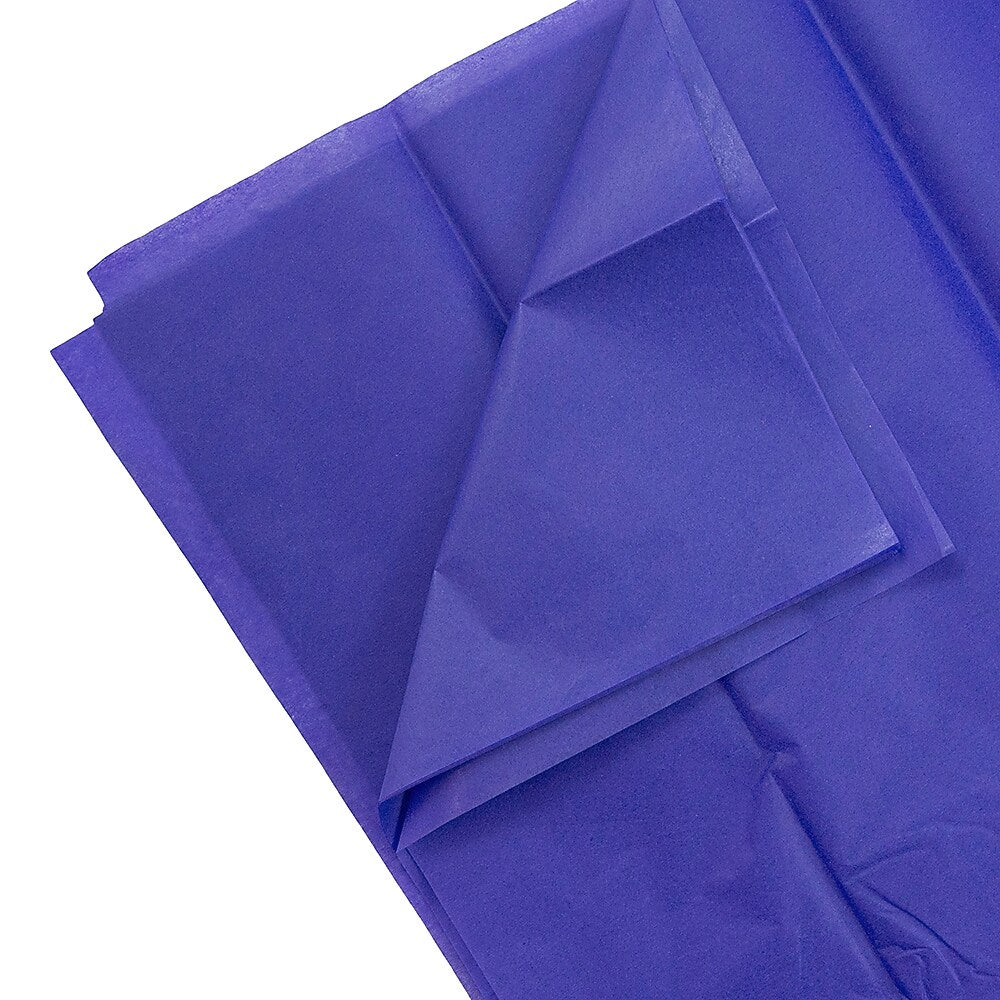 JAM Paper 20" x 26" Tissue Paper, Presidential Blue, 20 Sheets/Pack (1152354A)