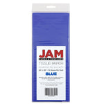 JAM Paper 20" x 26" Tissue Paper, Presidential Blue, 20 Sheets/Pack (1152354A)