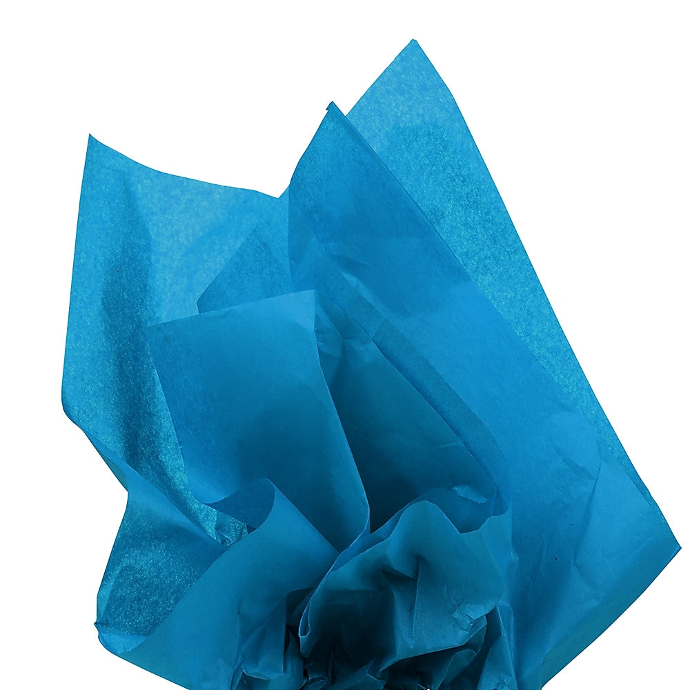 JAM Paper 20" x 26" Tissue Paper, Bright Blue, 20 Sheets/Pack (1152346A)