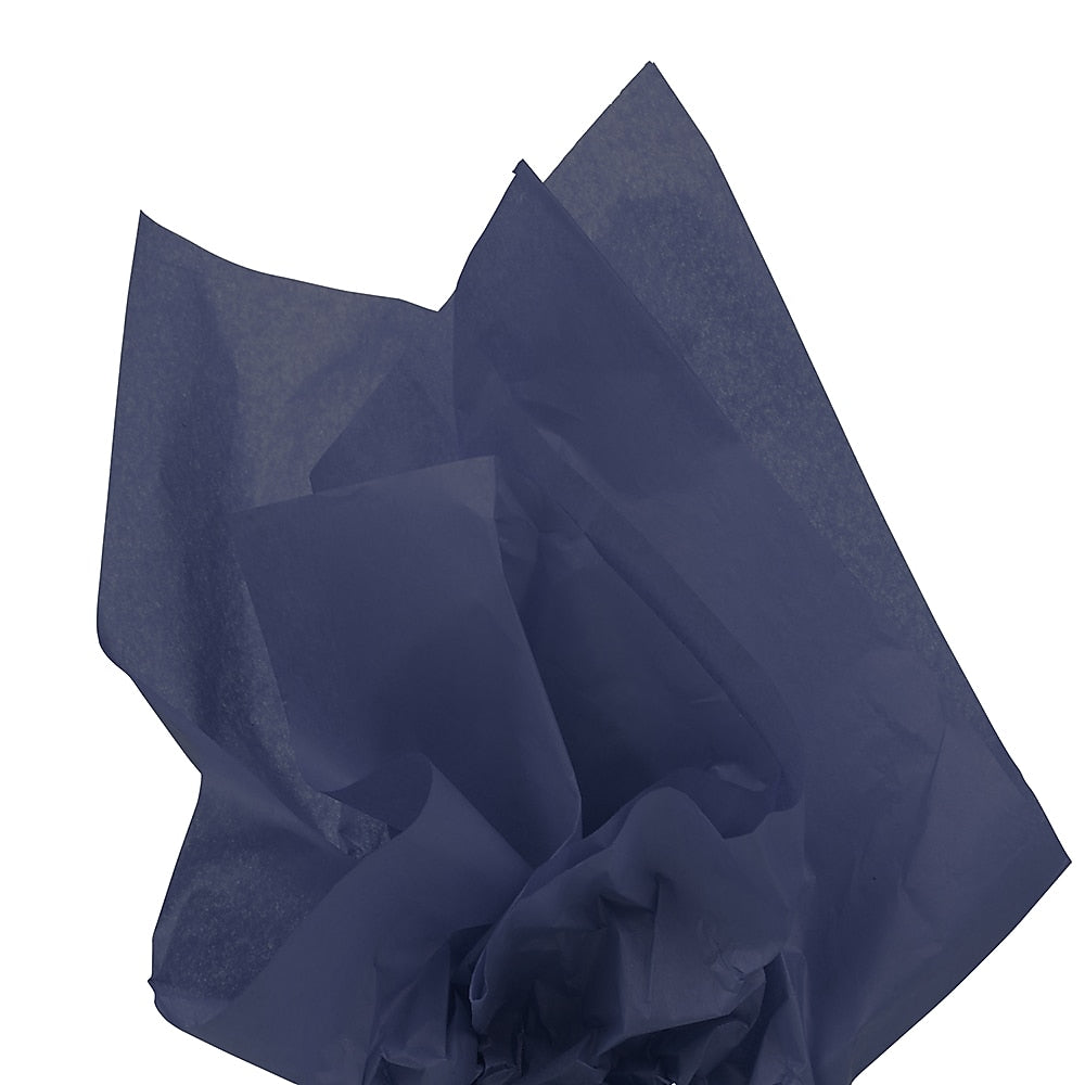 JAM Paper 20" x 26" Tissue Paper, Navy Blue, 20 Sheets/Pack (1152353A)