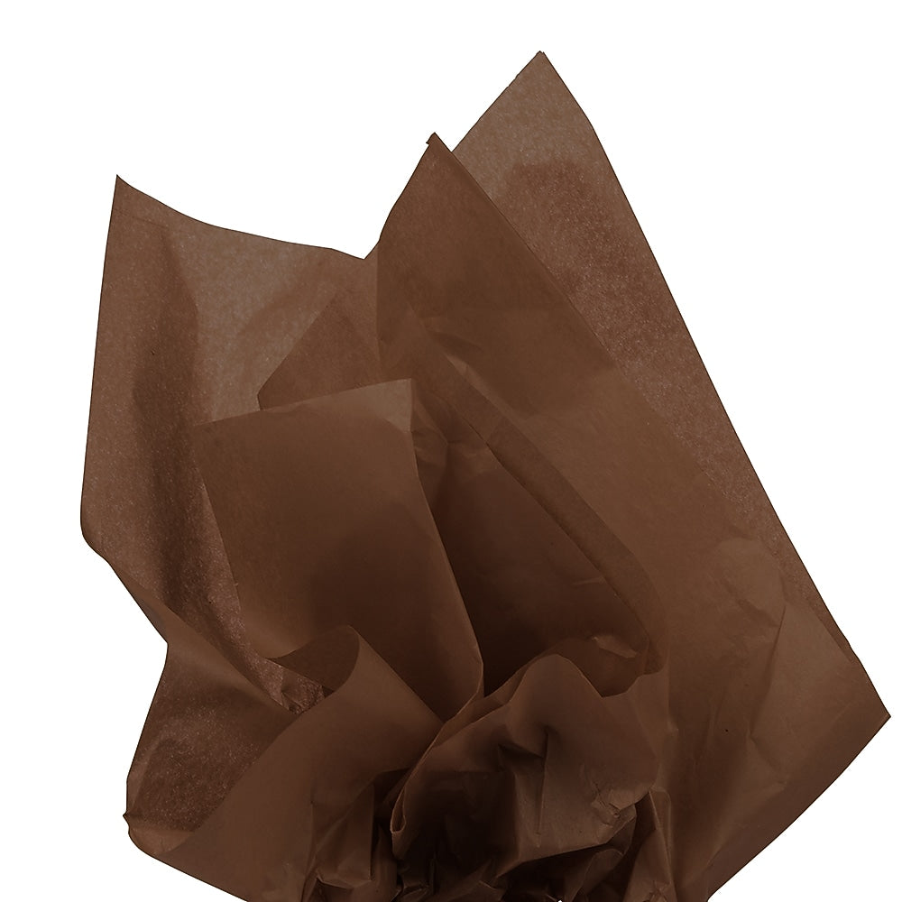 JAM Paper 20" x 26" Tissue Paper, Brown, 20 Sheets/pack (1152349A)