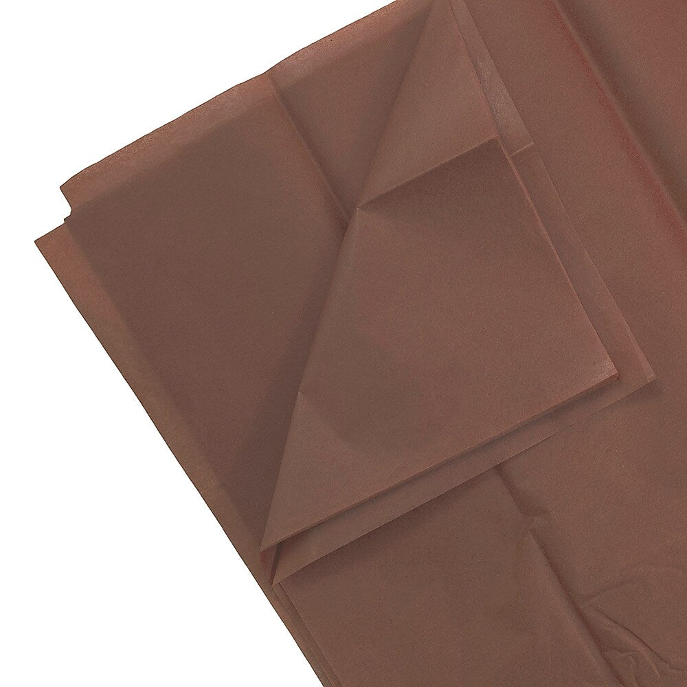 JAM Paper 20" x 26" Tissue Paper, Brown, 20 Sheets/pack (1152349A)