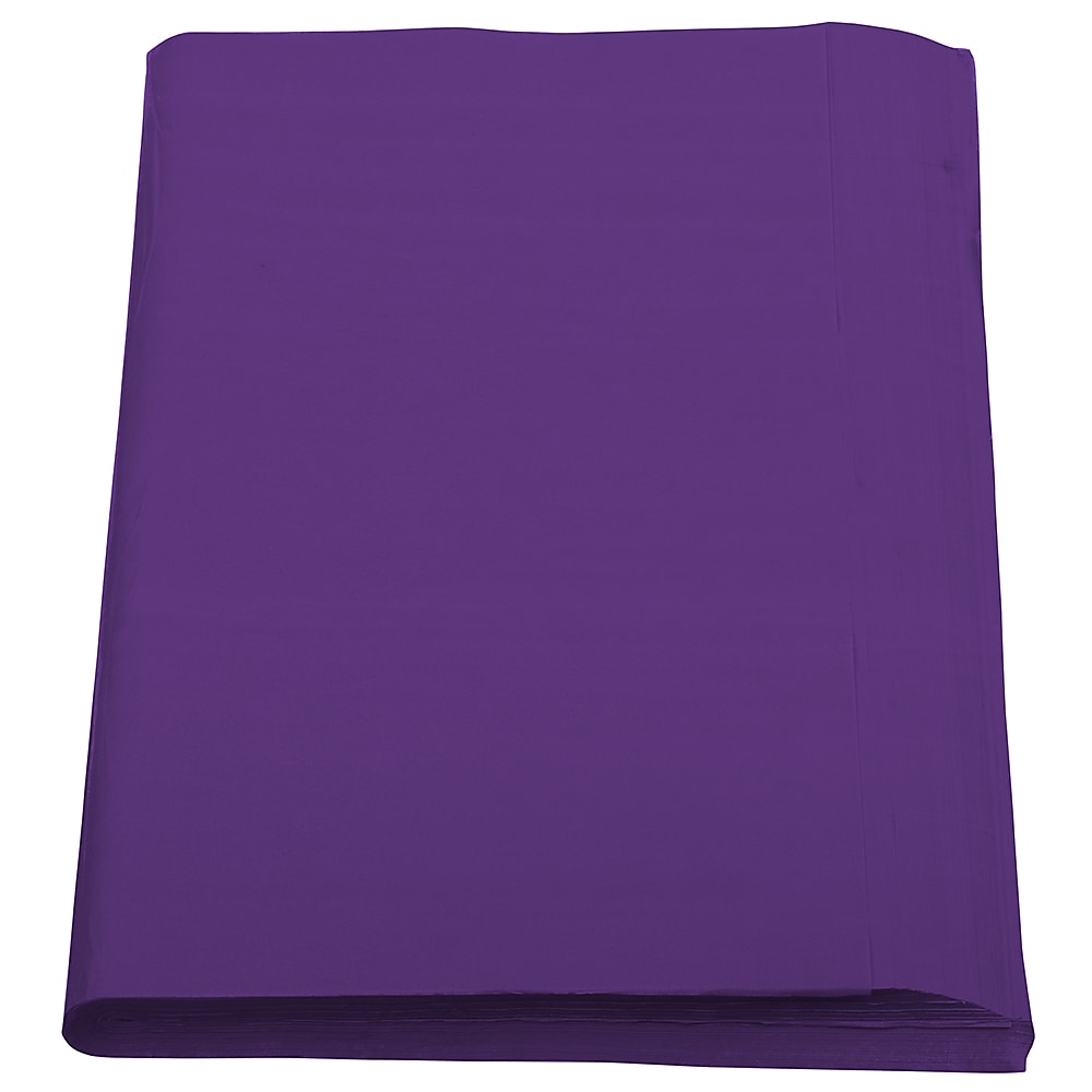 JAM Paper 20" x 26" Tissue Paper, Purple, 480 Sheets/Pack (1152385)