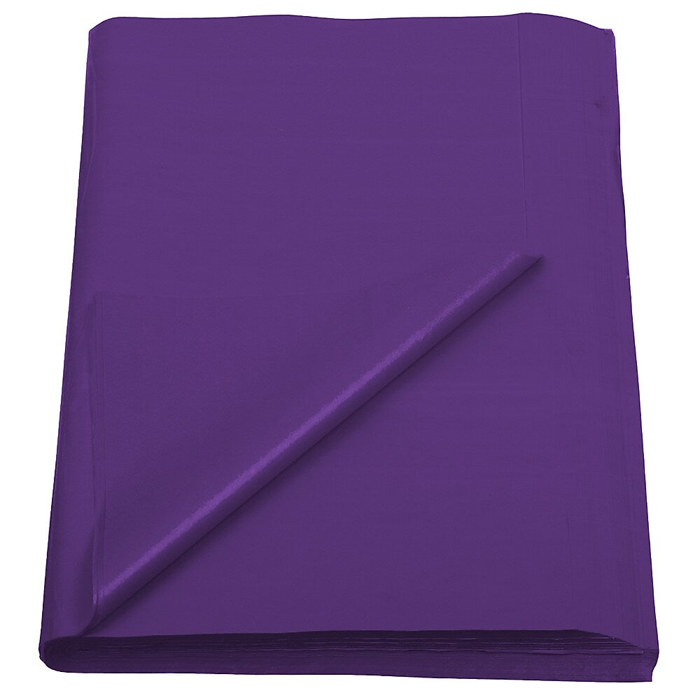JAM Paper 20" x 26" Tissue Paper, Purple, 480 Sheets/Pack (1152385)