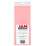 JAM Paper 20" x 26" Tissue Paper, Pink, 20 Sheets/Pack (1152360A)
