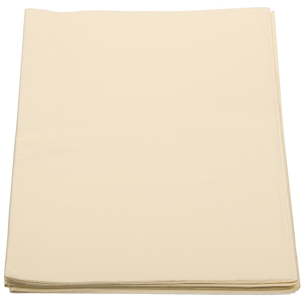 JAM Paper 20" x 26" Tissue Paper, Ivory, 480 Sheets/Pack (1155678)