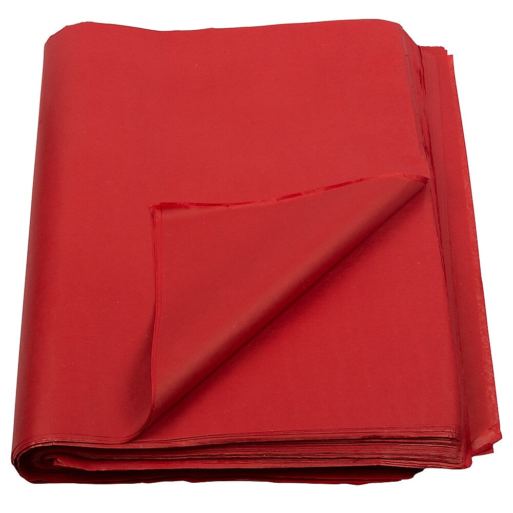 JAM Paper 20" x 26" Tissue Paper, Red, 480 Sheets/Pack (1152386)