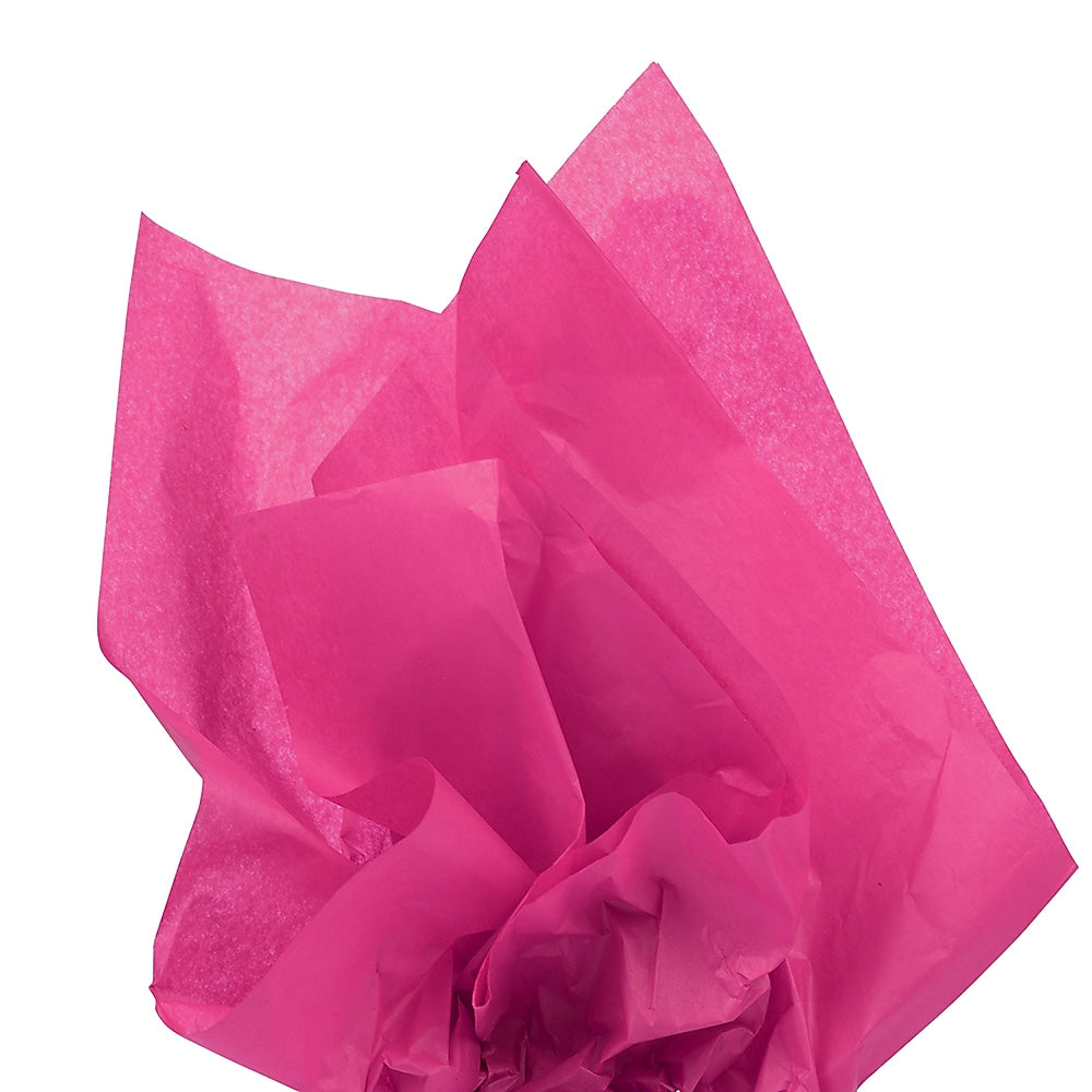 JAM Paper 20" x 26" Tissue Paper, Fuchsia, 20 Sheets/pack (1152351A)