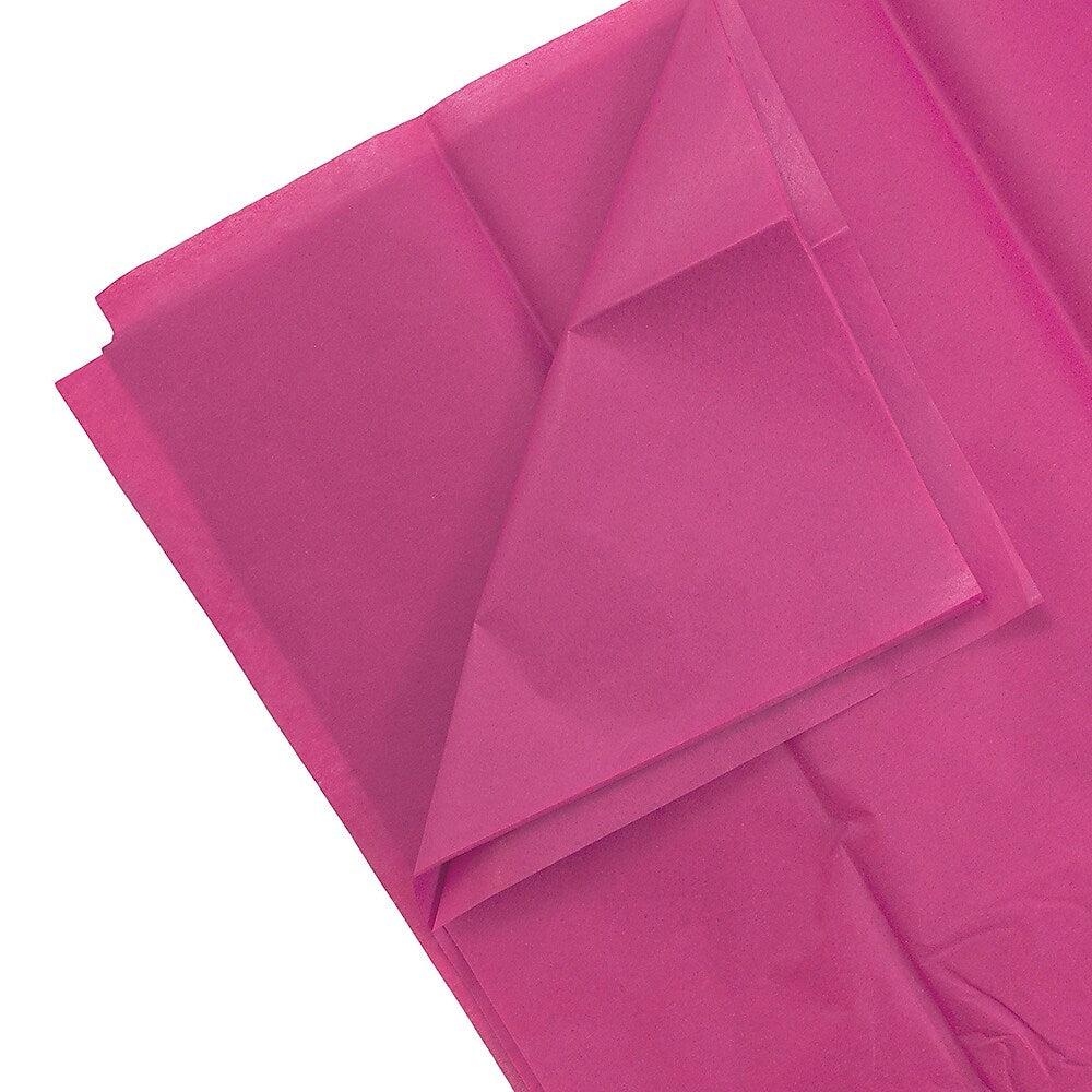 JAM Paper 20" x 26" Tissue Paper, Fuchsia, 20 Sheets/pack (1152351A)