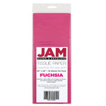 JAM Paper 20" x 26" Tissue Paper, Fuchsia, 20 Sheets/pack (1152351A)