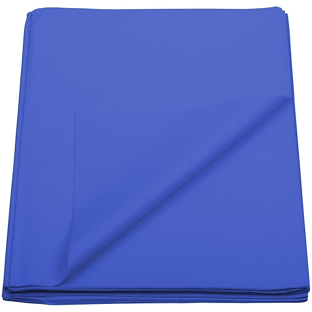 JAM Paper 20" x 26" Tissue Paper, Presidential Blue, 480 Sheets/Pack (1155679)