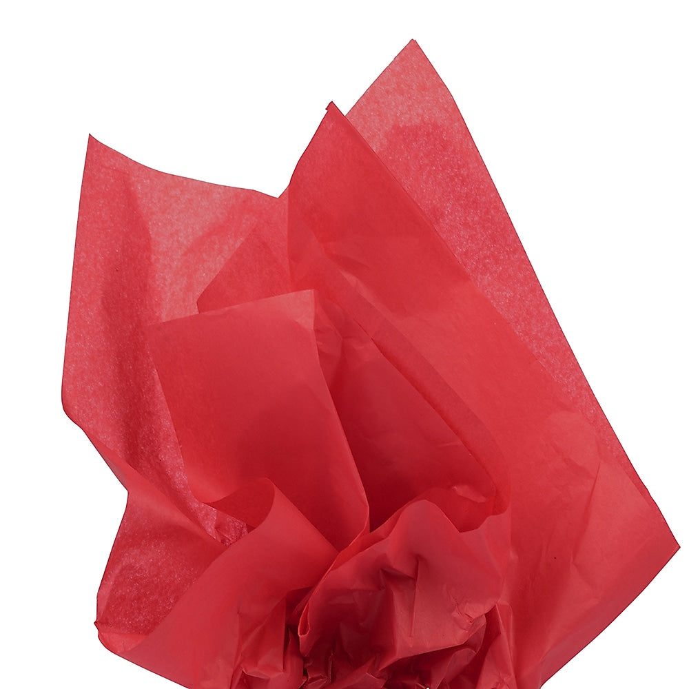 JAM Paper 20" x 26" Tissue Paper, Red, 20 Sheets/Pack (1152356A)