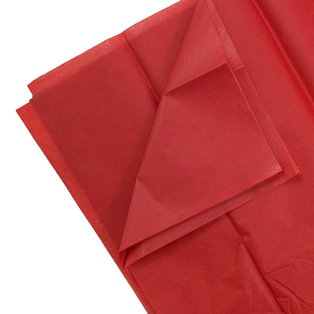 JAM Paper 20" x 26" Tissue Paper, Red, 20 Sheets/Pack (1152356A)