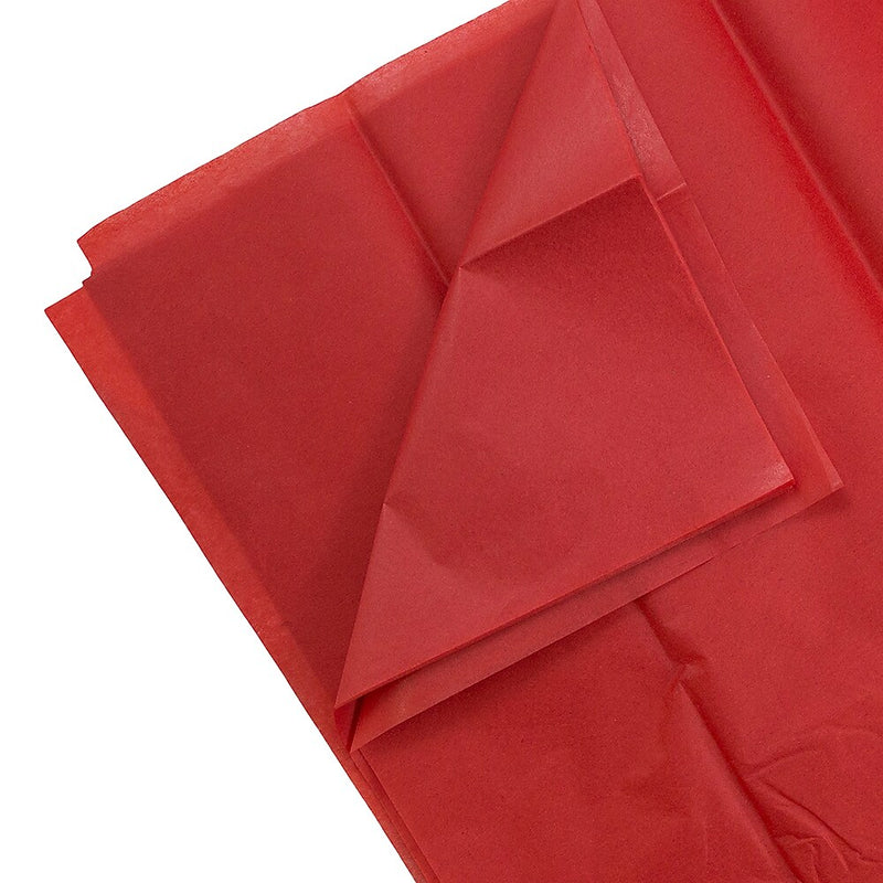 JAM Paper 20" x 26" Tissue Paper, Red, 20 Sheets/Pack (1152356A)