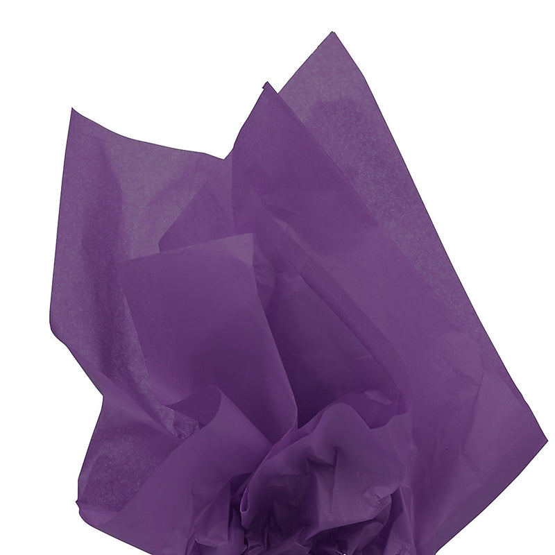 JAM Paper 20" x 26" Tissue Paper, Purple, 20 Sheets/Pack (1152355A)