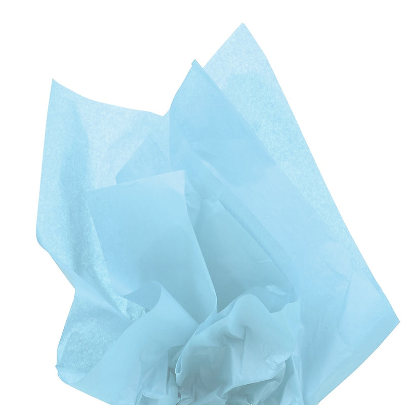 JAM Paper 20" x 26" Tissue Paper, Baby Blue, 20 Sheets/Pack (1152347A)