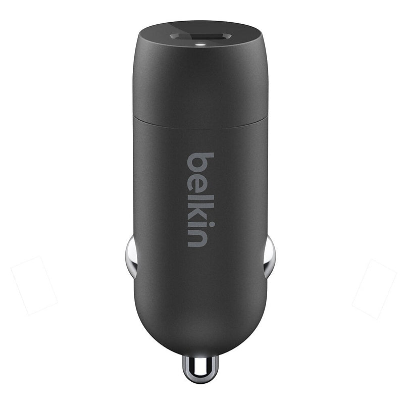 Belkin BOOST CHARGE USB-C to Lightning Cable Car Charger for Multiple Brands, Black (F7U099bt04-BLK)