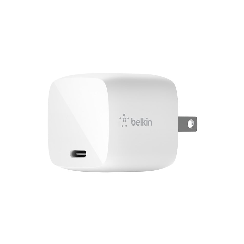 BOOST↑CHARGE 30W USB-C PD GaN Wall Charger, White (WCH001DQWH)