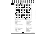 TF Publishing Life is Better Crossword Puzzle Pad, Entertainment, Multi-Grade (99-3999)
