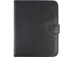 Club Rochelier Zenith Leather Padfolio with Snap Closure, Black (NP4561)