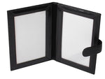 Club Rochelier Zenith Small Leather Book Picture Frame, Glossy Brown (ZN4143)