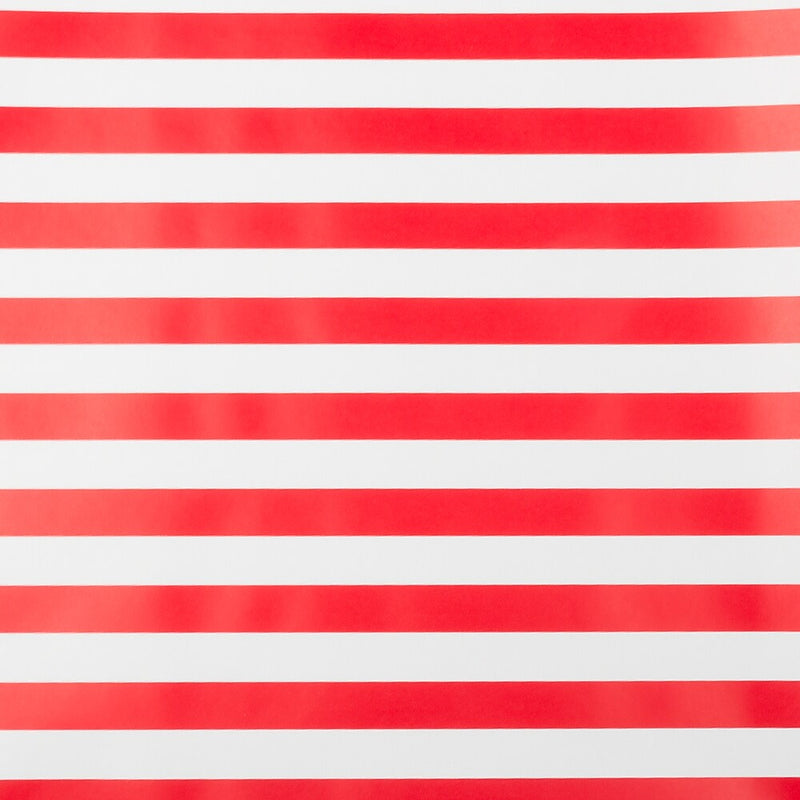 JAM Paper Wrapping Paper, 25 Sq. ft. x 30", Red & White Stripes, 2/Pack (2226517000C)