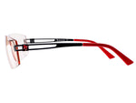 Arozzi Visione No Power Reading Glasses, Red (VX600-5)