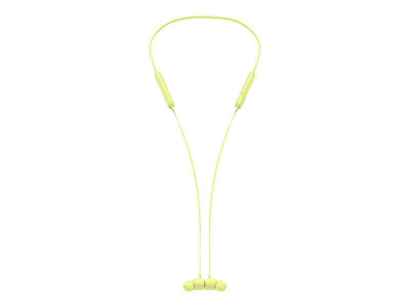 Beats By Dre Flex Wireless Bluetooth Stereo Earbuds, USB-C, Yuzu Yellow (MYMD2LL/A)