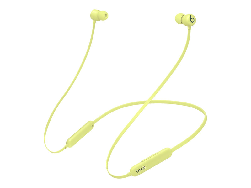 Beats By Dre Flex Wireless Bluetooth Stereo Earbuds, USB-C, Yuzu Yellow (MYMD2LL/A)