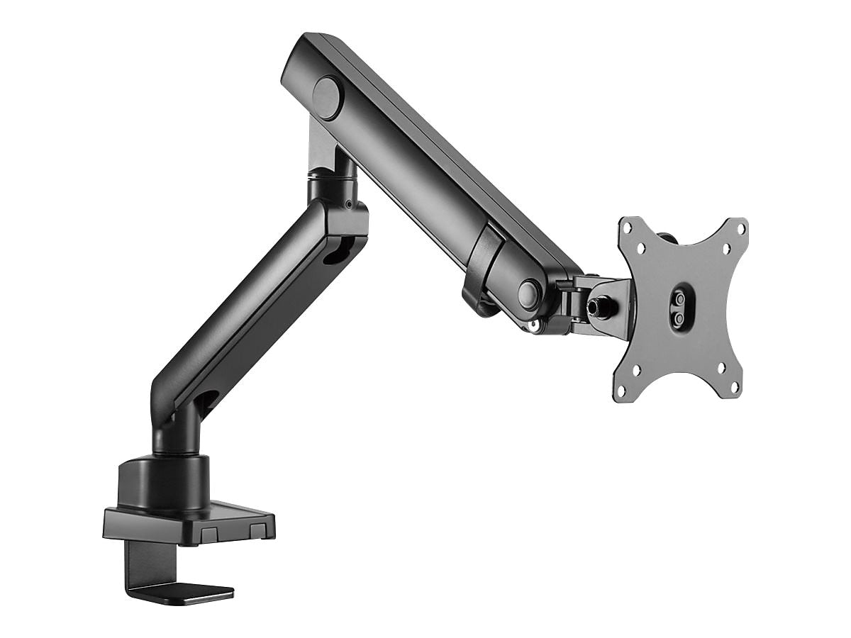 SIIG Aluminum Mechanical Spring Slim Monitor Arm - Single, Up to 32", Black (CE-MT2T12-S1)