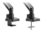 SIIG Aluminum Mechanical Spring Slim Monitor Arm - Single, Up to 32", Black (CE-MT2T12-S1)