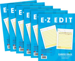 Barker Creek E-Z Edit Handwriting Practice Paper, 8.5" x 11", 60 lbs., Multicolored, 300 Sheets/Pack (BC550206)