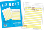 Barker Creek E-Z Edit Handwriting Practice Paper, 8.5" x 11", 60 lbs., Multicolored, 300 Sheets/Pack (BC550206)