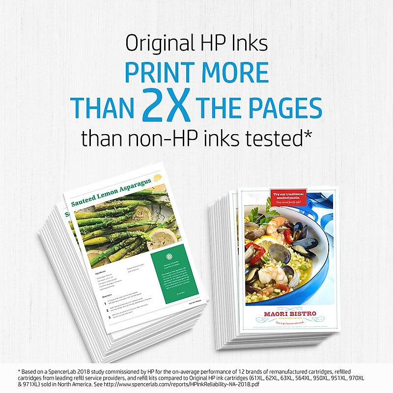 HP 761 Black Matte High-Yield Ink Cartridge (CM997A)