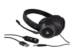 V7 Noise Canceling Stereo Headset, Over-the-Head, Black/Gray (HC701)