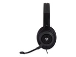 V7 Noise Canceling Stereo Headset, Over-the-Head, Black/Gray (HC701)