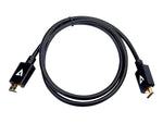 V7 V7HDMIPRO-1M-BLK 3.3' HDMI Audio/Video Cable, Black