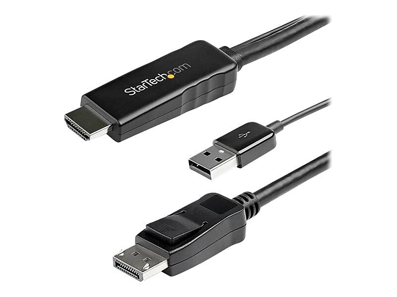 StarTech HD2DPMM2M 6.56' DisplayPort Video Cable, Black